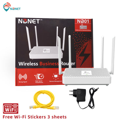 NB01 Wi-Fi 6 AX3000 Business Router| WiFi Marketing Router| Free WiFi | Boost Your Business |24 months warranty